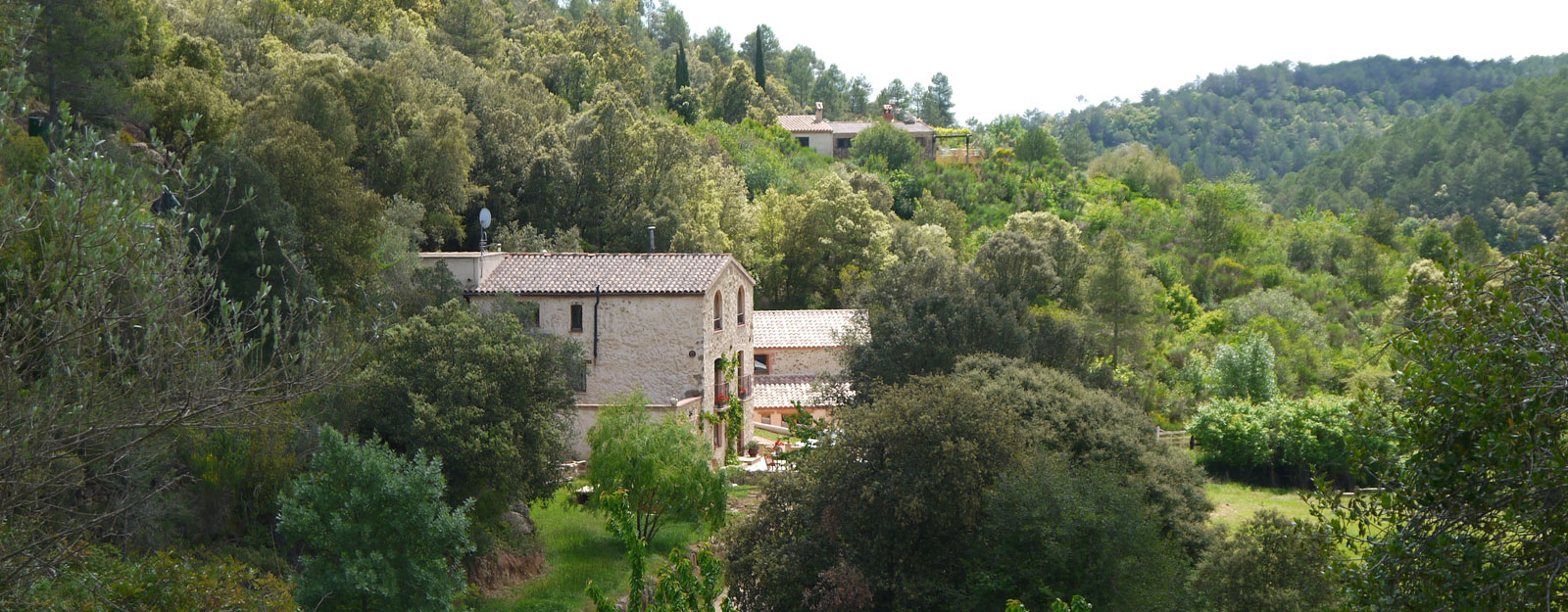 Looking down the valley at Can Petitot